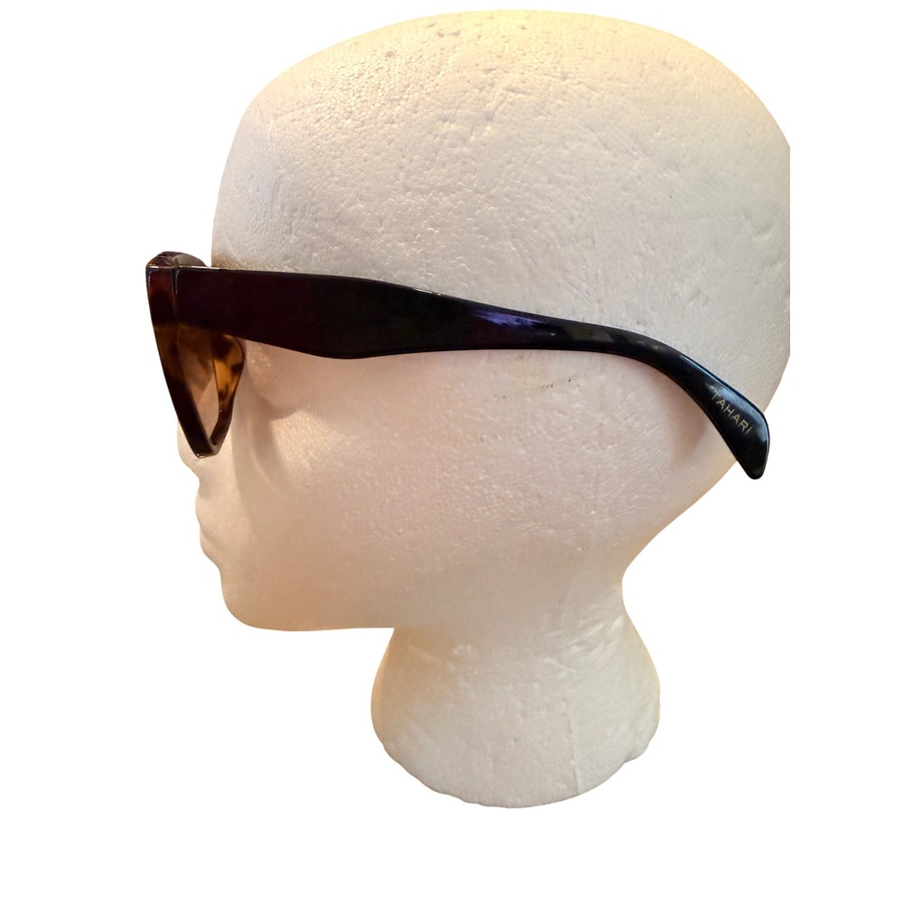 Tahari Oversized Square Sunglasses‎ Tortoise Brown Gradient Quiet Luxury Chic - Picture 9 of 11